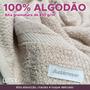 Imagem de Toalha De Rosto Buddemeyer Vanilla Extra Soft 100% Algodão Alta absorção Macia Grande 48 x 80cm