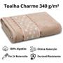 Imagem de Toalha de Rosto Charme Appel  45x68cm 340 g/m² Amarula