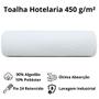 Imagem de Toalha de Rosto Hotelaria Deluxe Appel  50x78cm 450 g/m² Branca