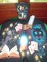 Imagem de Toalha esoterica tarô gato livro da bruxa cartas olho horus