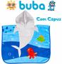 Imagem de Toalha infantil poncho aventuras tubarao - buba