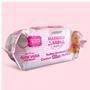 Imagem de Toalha / Lenços Umedecidos Premium Rosa Kit C/6 de 120 Unidades - Marigold Baby