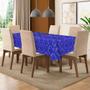 Imagem de Toalha Mesa 6 Lugare Tecido Jacquard Retangular - ul Royal