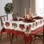 Imagem de Toalha Mesa Retangular Athenas 140x210cm Natal 107 Dohler