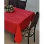 Imagem de Toalha Mesa Retangular Tecido Jacquard Vermelho 1,40X2,00