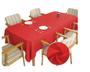Imagem de Toalha Mesa Retangular Tecido Rustico 8 lugares 2,50 X 1,40m