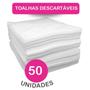 Imagem de Toalha Para Manicure Com 50 Unidades  - Poli