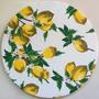 Imagem de Toalha Para Mesa 4 Cadeiras Jacquard Estampado 1.40 x 1.40 - Limão Siciliano Branco