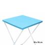 Imagem de Toalha Plástica Cobre Manchas Perolizada - 78 x 78 cm - Azul Claro - 10 unidades - CampFestas - Rizzo