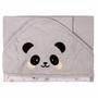 Imagem de Toalha Plush Com Capuz De Canto Bordado E Forro Fralda 68 x 68cm - Incomfral Bublim