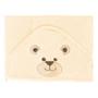 Imagem de Toalha Plush Com Capuz De Canto Bordado E Forro Fralda 68 x 68cm - Incomfral Bublim