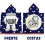 Imagem de Toalha Poncho De Praia Piscina Infantil Com Capuz Astronauta