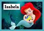 Imagem de Toalha princesas da disney Tamanho 21x29,5 cm infantil com nome isabela