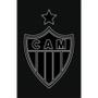 Imagem de Toalha Social Buettner Jacquard Veludo Futebol Atletico Mineiro 33cmx50cm Preto