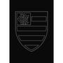 Imagem de Toalha Social Buettner Jacquard Veludo Futebol Flamengo 33cmx50cm Preto