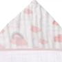 Imagem de Toalhão De Banho Papi Baby Soft Premium com Capuz Estampado Enxoval Bebe Arco irís
