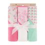 Imagem de Toalhas de Banho com Capuz Cudlie Buttons & Stitches para Bebês - Pacote com 3