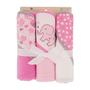 Imagem de Toalhas de Banho com Capuz Cudlie Buttons & Stitches para Bebês - Pacote com 3