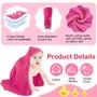 Imagem de Toalhas de Bebê com Capuz Peryiter Muslin (80x80cm) - Kit com 6 Unidades para Recém-Nascido