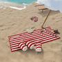 Imagem de Toalhas de Praia LANE LINEN - 100% Algodão (36x72cm) - Pacote com 4 + Bolsa