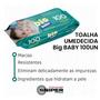 Imagem de Toalhas Umedecidas Big Baby Com 100 Un