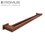 Imagem de Toalheiro Duplo 70 cm Inox Corten - Kromus RT0310C