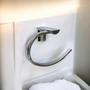 Imagem de Toalheiro Inox Cromado de Parede  Elegância para Banheiros e Lavabos  Linha Infinity  WESTING