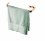 Imagem de Toalheiro rosé gold suporte porta toalha 22 cm rosto lavabo Future 2304RG aço