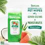 Imagem de Toalhetes para animais de estimação TropicLean Watermelon Scent para cães e gatos 100 quilates
