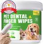 Imagem de Toalhetes Umedecidos BuddyCheer para Limpeza Dental de Cães e Gatos - 50 Unidades
