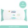 Imagem de Toalhetes Umedecidos Dove Sensitive Moisture para Bebês - Pacote com 6 Unidades (50 Toalhetes)