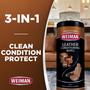 Imagem de Toalhetes Weiman Clean Condition para Limpeza de Couro com Proteção UV - Pacote com 2 Unidades