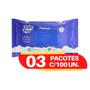 Imagem de Toalhinhas umedecidas Baby Byn lenço kit com 3 pacotes