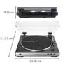 Imagem de TOCA DISCO VINIL LP Audio-technica AT-LP60X-GM PRATA BIVOLT