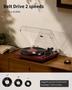 Imagem de Toca-Discos de Vinil ANGELS HORN com Bluetooth e Mesa Giratória