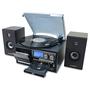 Imagem de Toca-discos de vinil LoopTone 10 em 1 Bluetooth de 3 velocidades preto