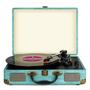 Imagem de Toca-Discos de Vinil Portátil Mersoco com Bluetooth - 3 Velocidades