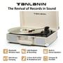 Imagem de Toca-discos de vinil TANLANIN Vintage Portable com Bluetooth