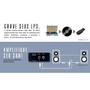 Imagem de Toca Discos Vitrola Raveo Sonetto - Bluetooth, MP3, USB Reproduz e Grava, Aux. 10W RMS Light Blue
