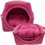 Imagem de Toca Pet 2x1 Casa Casinha Cama Caminha Iglu Cães Gatos Impermeável Tam P
