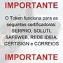Imagem de Token Para Armazenamento De Certificado Digital A3