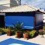 Imagem de Toldo Cortina Azul - 1,50m x 2,80m - kit completo