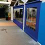 Imagem de Toldo Cortina Azul c/ visor - 3,10m x 3,20m - kit completo