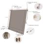 Imagem de Toldo Cortina Cinza - 3,90m x 3,10m - kit completo