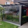 Imagem de Toldo Cortina Cinza c/ visor - 1,50m x 2,10m - kit completo