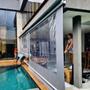 Imagem de Toldo Cortina Cinza c/ visor - 3,60m x 1,90m - kit completo
