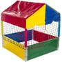 Imagem de Toldo tamanho 1x1 p/ cobertura de casinha - piscina de bolinhas infantil  material resistente e colorido ideal para pisc