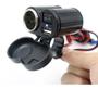 Imagem de Tomada 12v E Usb 5v Para Moto Carregador De Celular Gps A Prova D'gua Motocicleta S