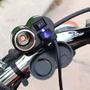 Imagem de Tomada 12v USB 5v Para Moto Carregador de Celular e GPS