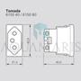 Imagem de Tomada 20A Simples 2P+T Vermelho Borne Parafuso PialPlus 615079 Legrand
